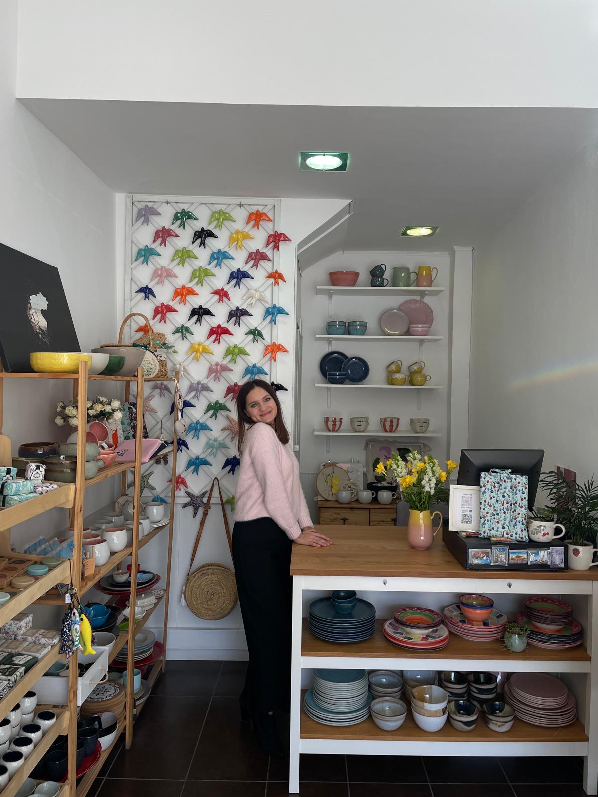 Ideia Cerâmica shop interior on Instagram